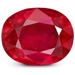 7.25 Ratti /= 6.50 Carat Manik stone Original certified Burma Quality Fine Ruby Loose Gemstone