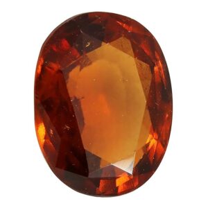 Certified Natural Hessonite Garnet A1+ Quality (Gomed Siloni) Loose Gemstone for Men and Women